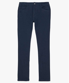 pantalon homme 5 poches coupe straight bleu pantalons de costumeA094901_4