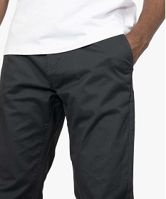 pantalon homme chino coupe slim gris pantalons de costumeA095401_2