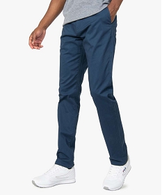 pantalon homme chino coupe slim bleuA095501_1