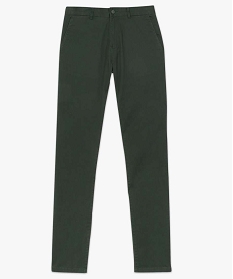 pantalon homme chino coupe slim vert pantalonsA095601_4