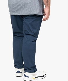 pantalon homme chino en stretch coupe straignt bleuA096201_3
