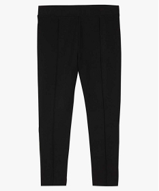 pantalon femme avec bas zippe noir leggings et jeggingsA114601_1