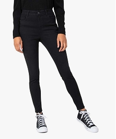 jean femme skinny taille haute super stretch noir uni noir pantalons jeans et leggingsA116901_1