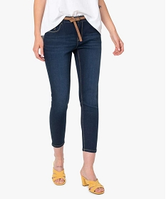 jean femme skinny push-up 78e bleu pantalons jeans et leggingsA117301_1