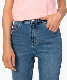 jean femme en stretch coupe skinny taille haute gris pantalons jeans et leggingsA118801_2