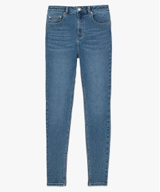 jean femme en stretch coupe skinny taille haute gris pantalons jeans et leggingsA118801_4