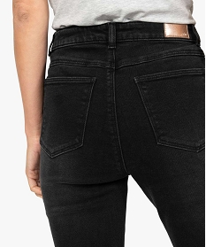 jean femme coupe slim en stretch noirA118901_2