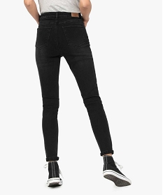 jean femme en stretch coupe skinny taille haute noir pantalons jeans et leggingsA118901_3