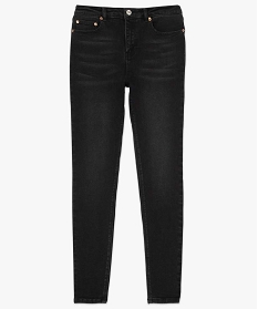 jean femme en stretch coupe skinny taille haute noir pantalons jeans et leggingsA118901_4