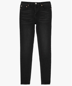 jean femme coupe slim en stretch noirA118901_4