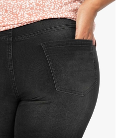 jean femme slim 4 poches extensible noir pantalons et jeansA119201_2