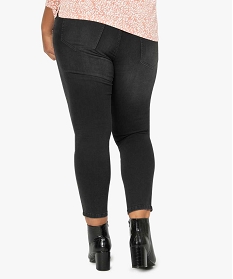 jean femme slim 4 poches extensible noir pantalons et jeansA119201_3