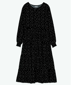 robe femme imprimee longueur cheville a manches longues imprime robesA136101_4