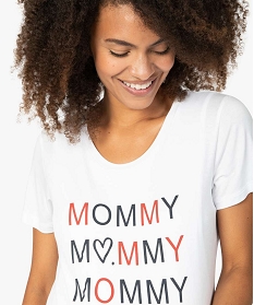tee-shirt de grossesse avec inscription imprimeA155701_2