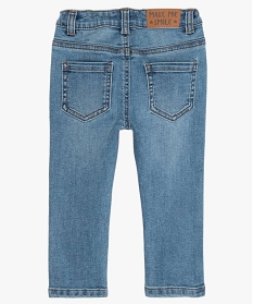 jean coupe slim bebe garcon bleu chine jeansA165001_3