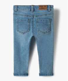 jean coupe slim bebe garcon bleu chine jeansA165001_4