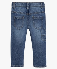 jean bebe garcon avec ceinture ajustable par cordon bleu jeansA165501_3