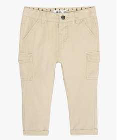 pantalon bebe garcon cargo double brun pantalonsA167201_1