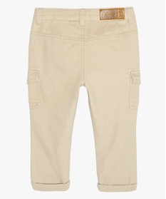 pantalon bebe garcon cargo double brun pantalonsA167201_3