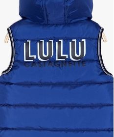 doudoune bebe garcon sans manches - lulu castagnette bleuA169301_4