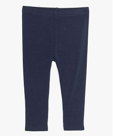 legging long en coton stretch bebe fille bleuA174901_1