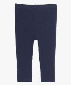 legging bebe fille long en coton stretch bleu leggingsA174901_2