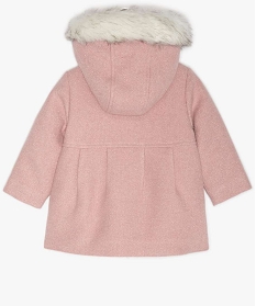 manteau bebe fille paillete a doublure chaude - lulu castagnette rose manteauxA178701_2