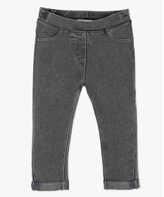 GEMO Jegging à taille réglable bébé fille gris standard
