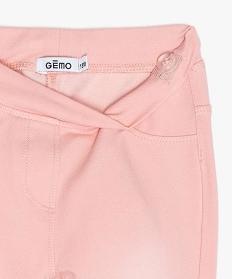 jegging bebe fille a taille reglable rose leggingsA180201_2