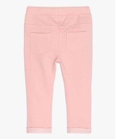 jegging bebe fille a taille reglable roseA180201_3