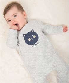 pyjama bebe fille en matiere matelassee pailletee multicoloreA187701_3