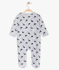 pyjama bebe garcon en velours a motifs dinosaures multicoloreA190101_3