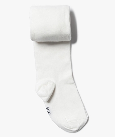 collants chauds uni en coton fille[missing] blanc standard collantsA196501_2