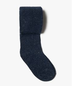 collants chauds unis et pailletes fille navy collantsA197901_2