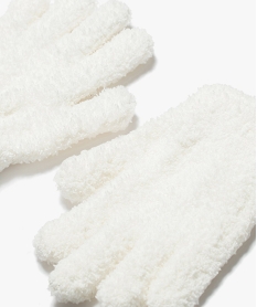 gants fille en maille bouclette (lot de 2 paires) blanc standardA205601_2