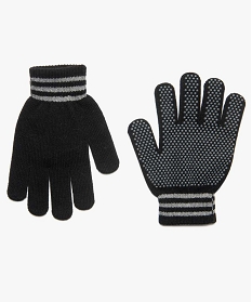 gants garcon avec picots antiderapants noirA208301_1