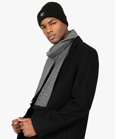 bonnet homme uni contenant du polyester recycle noirA211501_3