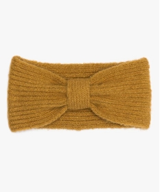 bandeau femme en tricot avec noud jauneA212601_1