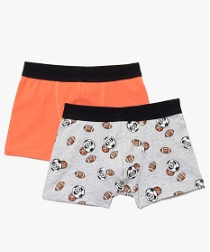 GEMO Boxers garçon extensibles 1 uni  1 imprimé (lot de 2) Multicolore