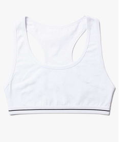 GEMO Brassière avec dos nageur fille blanc vif