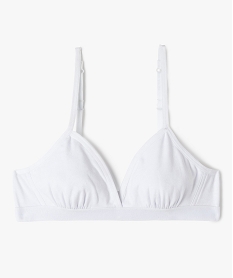 soutien-gorge triangle a fines bretelles fille blanc soutiens-gorge brassieresA230501_4