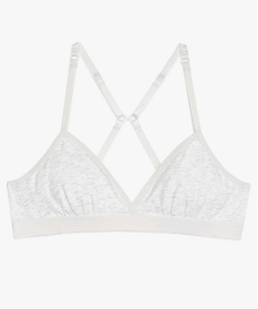 GEMO Soutien-gorge triangle à fines bretelles fille Gris