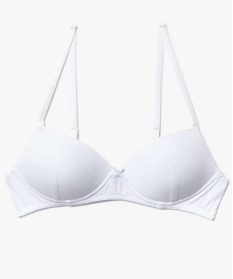 soutien-gorge avec bonnets paddes fille blancA231501_1