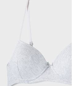 soutien-gorge avec bonnets paddes fille gris standard soutiens-gorge brassieresA231801_3