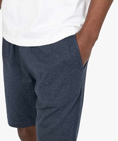 short de pyjama en jersey a taille elastique homme bleuA235601_2