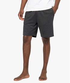 GEMO Short de pyjama en jersey à taille élastique homme Gris