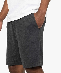short de pyjama en jersey a taille elastique homme grisA235701_2