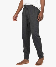 pantalon de pyjama en jersey a taille elastique homme grisA237901_1