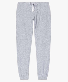 pantalon de pyjama femme avec bas resserres gris bas de pyjamaA244301_4