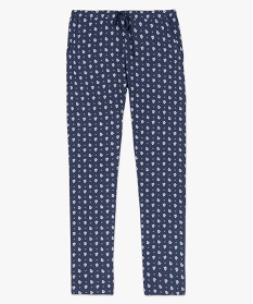 pantalon de pyjama femme a motifs fleuris imprimeA244501_4